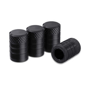 CKAuto Tire Valve Stem Caps, Black
