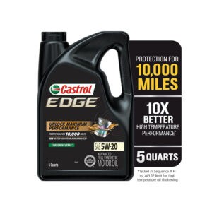 Castrol 03083 Edge 5W-20 Full Synthetic Motor Oil