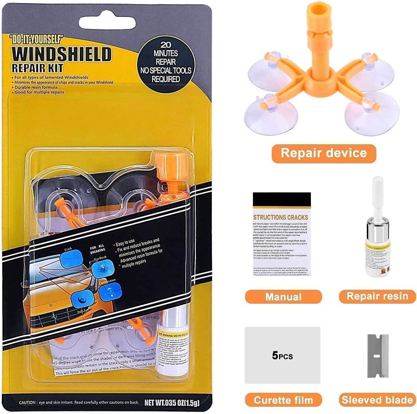 Rain-X 600001 Windshield Repair Kit - Image 2