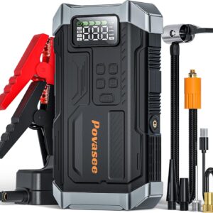[2025NEW Model] 5000A Jump Starter with Air Compressor