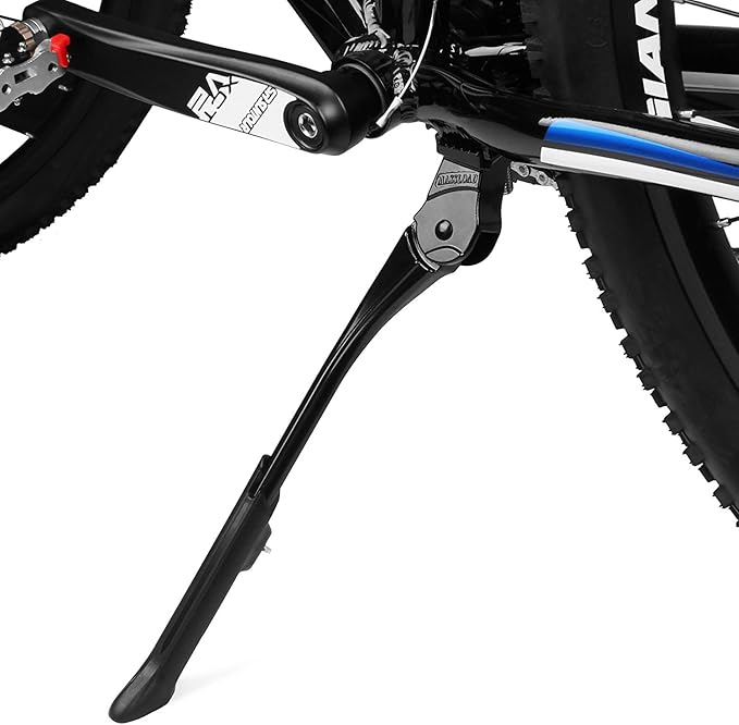BV Chromium Adjustable Bicycle Kickstand with Concealed Spring-Loaded Latch