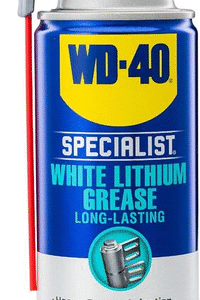 WD-40 Specialist White Lithium Grease Spray with SMART STRAW SPRAYS 2 WAYS, 10 OZ