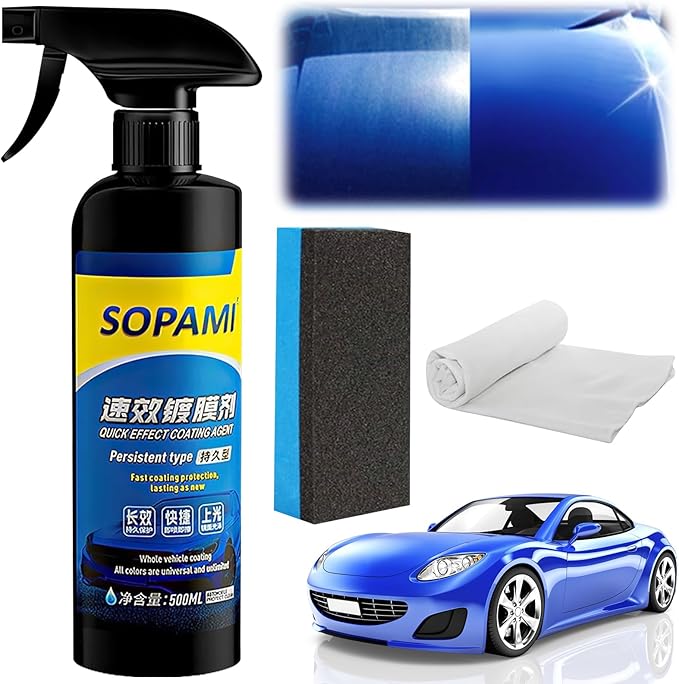 Sopami Car Coating Spray, 17.6 oz Quick Effect Coating Agent