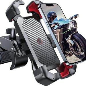 JOYROOM Motorcycle Phone Mount, [1s Auto Lock]