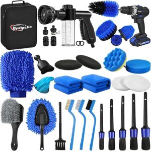 35Pcs Car Detailing Kit, Car Detailing Brush Set, Car Wash Cleaning Kit